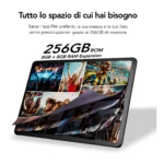TCL NXTPAPER 14 Mediatek 256 GB 36,3 cm (14.3") 8 GB Wi-Fi 5 (802.11ac) Android 14 Grigio - immagine 6
