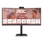 AOC CU34E4CW/75 Monitor PC 86,4 cm (34") 3440 x 1440 Pixel Nero - immagine 2