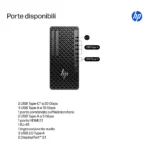 HP E26GLET PC/stazione di lavoro 285 32 GB DDR5-SDRAM 1 TB SSD Windows 11 Pro Tower AI Workstation, AI PC Nero - immagine 2