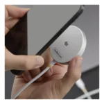 StarTech.com Caricatore Wireless Magnetico Qi2.2 Certificato 25W, Compatibile MagSafe per iPhone 17/16 Pro/Pro Max, Cavo USB-C integrato da 2 m, Bianco - immagine 4