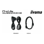 iiyama ProLite XUB2293HS-B6 Monitor PC 54,6 cm (21.5") 1920 x 1080 Pixel Full HD LED Nero - immagine 13