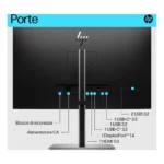 HP E-Series Monitor E27k G5 4K USB-C - immagine 2