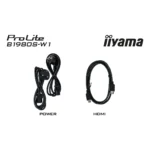 iiyama ProLite B1980S-W1 Monitor PC 48,3 cm (19") 1280 x 1024 Pixel SVGA LED Bianco - immagine 15