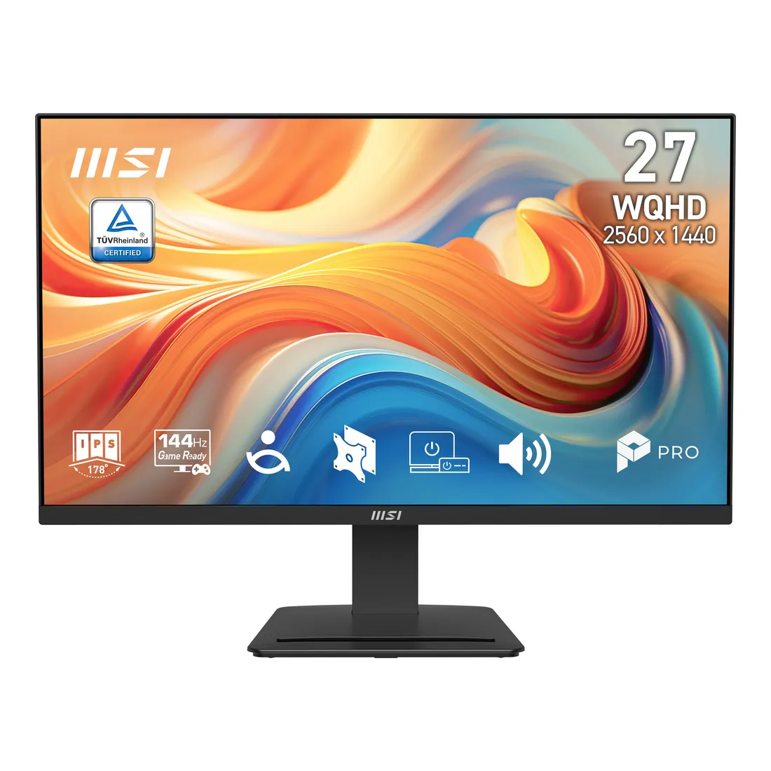 bfe5f9b363e3f71ef5392fafb22a4ffe01fcc7ae.webp MSI Pro MP273Q E14 Monitor PC 68,6 cm (27") 2560 x 1440 Pixel Wide Quad HD Nero - immagine 1