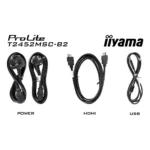 iiyama ProLite T2452MSC-B2 Monitor PC 61 cm (24") 1920 x 1080 Pixel Full HD Touch screen Nero - immagine 16