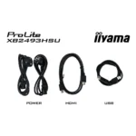 iiyama ProLite XB2493HSU-B1 Monitor PC 60,5 cm (23.8") 1920 x 1080 Pixel Full HD LED Nero - immagine 22