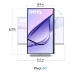 BenQ MA270UP Monitor PC 68,6 cm (27") 3840 x 2160 Pixel 4K Ultra HD Bianco - immagine 5