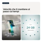 Motorola moto g77 Camera 108MP Dual SIM ibrida Android 16.0 5G USB tipo-C 8 GB 256 GB 5200 mAh Verde - immagine 5