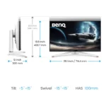 BenQ EX321UX Monitor PC 80 cm (31.5") 3840 x 2160 Pixel 4K Ultra HD LED Bianco - immagine 5
