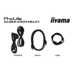 iiyama XUB2490HSUH-B2 Monitor PC 60,5 cm (23.8") 1920 x 1080 Pixel Full HD LED Nero - immagine 19