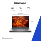 HP ZBook Fury G1i 16 Wolf Pro Security Edition Intel Core Ultra 7 255HX Workstation mobile 40,6 cm (16") WUXGA 32 GB DDR5-SDRAM 1 TB SSD NVIDIA RTX PRO 3000 Blackwell Wi-Fi 7 (802.11be) Windows 11 Pro AI Workstation, AI PC Argento - immagine 3