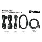 iiyama TF1734MC-B7X Monitor PC 43,2 cm (17") 1280 x 1024 Pixel SXGA LED Touch screen Nero - immagine 9