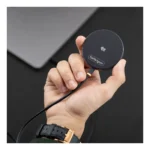 StarTech.com Caricatore Wireless Magnetico Qi2.2 Certificato 25W, Compatibile MagSafe per iPhone 17/16 Pro/Pro Max, Cavo USB-C integrato da 2 m, Nero - immagine 3