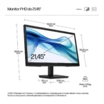HP Series 3 Pro Monitor serie 3 Pro FHD da 21,45" - 322pv - immagine 2
