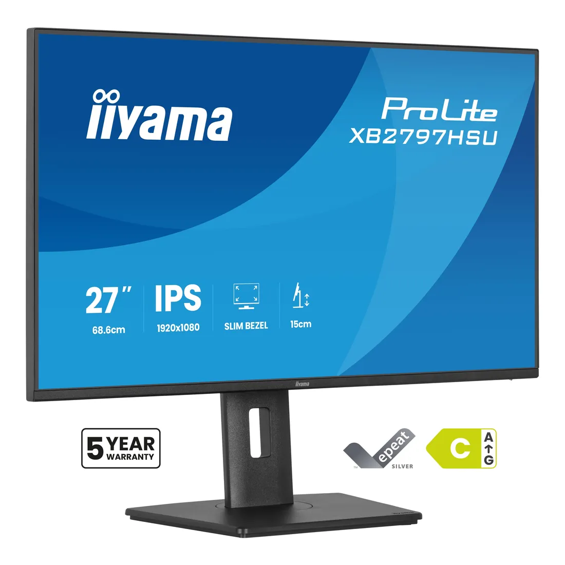 d82ebe1c19ff20eea4db4a1761720086630bb68f.webp iiyama ProLite XB2797HSU-B1 Monitor PC 68,6 cm (27") 1920 x 1080 Pixel Full HD LED Nero - immagine 1