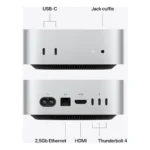 Apple Mac mini : Chip M6 con cpu 12 core e gpu 12 core, 512GB SSD - Argento - immagine 3