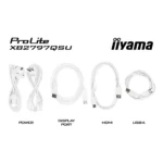 iiyama ProLite XB2797QSU-W1 Monitor PC 68,6 cm (27") 2560 x 1440 Pixel Quad HD LED Bianco - immagine 26
