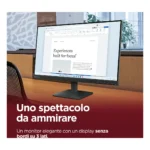 Lenovo L24-4e - Monitor 23.8" IPS Flat FHD 1920x1080 0 100Hz 4ms - 1xHDMI 1.4 + 1xVGA - Stand Tilt Cavo HDMI incluso - immagine 3