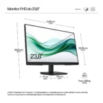 HP Series 3 Pro Monitor serie 3 Pro FHD da 23,8" - 324pv - immagine 2