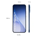OPPO Reno15 5G AI Smartphone, Tripla fotocamera 50+50+8MP, Selfie 50MP, Display 6.59" 120HZ AMOLED FHD+, 6500mAh, RAM 8GB(Esp2GB/4GB/8GB)+ROM 512GB [Versione Italia], Twilight Black - immagine 5