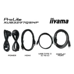 iiyama ProLite XUB3297QSNP-B1 Monitor PC 81,3 cm (32") 2560 x 1440 Pixel Quad HD LED Nero - immagine 4