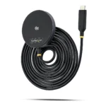 StarTech.com Caricatore Wireless Magnetico Qi2.2 Certificato 25W, Compatibile MagSafe per iPhone 17/16 Pro/Pro Max, Cavo USB-C integrato da 2 m, Nero - immagine 8