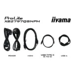 iiyama ProLite XB2797QSNPH-B1 Monitor PC 68,6 cm (27") 2560 x 1440 Pixel Quad HD LED Nero - immagine 26