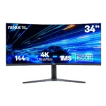 Nilox MONITOR 34" NXM344KD11 ULTRAWIDE 4K CURVO 144HZ 2HDMI 2DP 1MS MMDIA Monitor PC 86,4 cm (34") 3440 x 1440 Pixel UltraWide Quad HD LED Nero