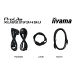 iiyama ProLite XUB2293HSU-B7 Monitor PC 54,6 cm (21.5") 1920 x 1080 Pixel Full HD LED Nero - immagine 14