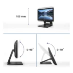 Philips 162B9T/00 Monitor PC 39,6 cm (15.6") 1366 x 768 Pixel HD LCD Touch screen Nero - immagine 3