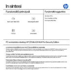 HP Z2 Mini G1i Wolf Pro Security Edition Intel Core Ultra 7 265 32 GB DDR5-SDRAM 1 TB SSD Windows 11 Pro Mini PC Stazione di lavoro AI Workstation, AI PC Nero - immagine 2