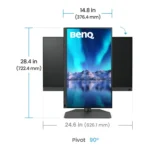 BenQ SW242Q Monitor PC 61,2 cm (24.1") 2560 x 1600 Pixel WQXGA LED Nero - immagine 4