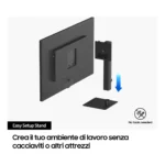 Samsung Monitor HRM ViewFinity S7 - S70D da 27" UHD Flat - immagine 5