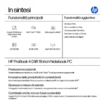 HP ProBook 4 G1iR 16 inch Notebook PC Intel Core 7 150U Computer portatile 40,6 cm (16") WUXGA 16 GB DDR5-SDRAM 512 GB SSD Wi-Fi 6E (802.11ax) Windows 11 Pro Argento - immagine 4