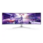 Philips Evnia 8000 49M2C8900/00 Monitor PC 124,2 cm (48.9") 5120 x 1440 Pixel Dual QHD QD-OLED Bianco