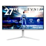 Philips Evnia 6000 27M2N6501L/00 Monitor PC 67,3 cm (26.5") 2560 x 1440 Pixel Quad HD QD-OLED Bianco