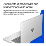 HP EliteBook 6 G2i Next Gen AI PC Wolf Pro Security Edition Intel Core Ultra 7 355 Computer portatile 35,6 cm (14") WUXGA 32 GB DDR5-SDRAM 1 TB SSD Wi-Fi 7 (802.11be) Windows 11 Pro Argento - immagine 4