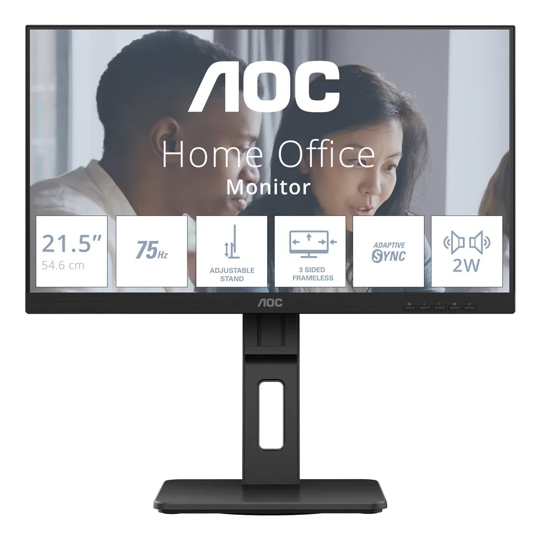 09b1fe15caccd6cf29f4f1ec5b7f91abf77f26e2.webp AOC E2 22E2UMF Monitor PC 54,6 cm (21.5") 1920 x 1080 Pixel Full HD LED Nero - immagine 1