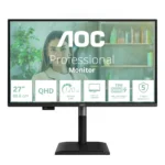AOC Q27P4U Monitor PC 68,6 cm (27") 2560 x 1440 Pixel Wide Quad HD Nero - immagine 2