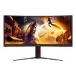 AOC G4 CU34G4CA Monitor PC 86,4 cm (34") 3440 x 1440 Pixel Wide Quad HD Nero, Rosso - immagine 6