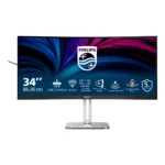 Philips Serie 5000 34B2U5600C/00 Monitor PC 86,4 cm (34") 3440 x 1440 Pixel Dual QHD LCD Grigio