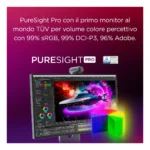 Lenovo Yoga Pro 27UD-10 - Monitor 26.5" QD-OLED Flat UHD / 4K 3840x2160 0 120Hz 0.03ms - Webcam AMD FreeSync Premium Pro + NVIDIA G-Sync + VESA MediaSync 1xHDMI 2.1 + 2xDP 1.4 + 1xUSB-C - Stand Height + Tilt Cavo USB A/B incluso - immagine 4