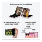 Samsung Galaxy Z Flip8 , 512GB, Cream, Selfie Camera 50MP, Now Brief, Assistente Foto, FlexWindow Personalizzata, Batteria 4300 mAh, RAM 12GB - immagine 4