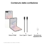 Samsung Galaxy Z Flip8 , 512GB, Cream, Selfie Camera 50MP, Now Brief, Assistente Foto, FlexWindow Personalizzata, Batteria 4300 mAh, RAM 12GB - immagine 7