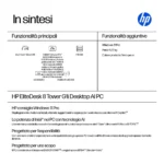 HP E07K7AT PC/stazione di lavoro Intel Core Ultra 7 265 32 GB DDR5-SDRAM 1 TB SSD Windows 11 Pro Tower AI PC - immagine 3