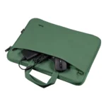 Trust Bologna Sottile borsa per laptop ecocompatibile, per laptop da 16 pollici - Verde - immagine 4