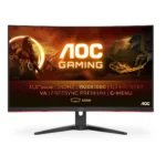 AOC G2 C32G2ZE/BK Monitor PC 80 cm (31.5") 1920 x 1080 Pixel Full HD LED Nero, Rosso