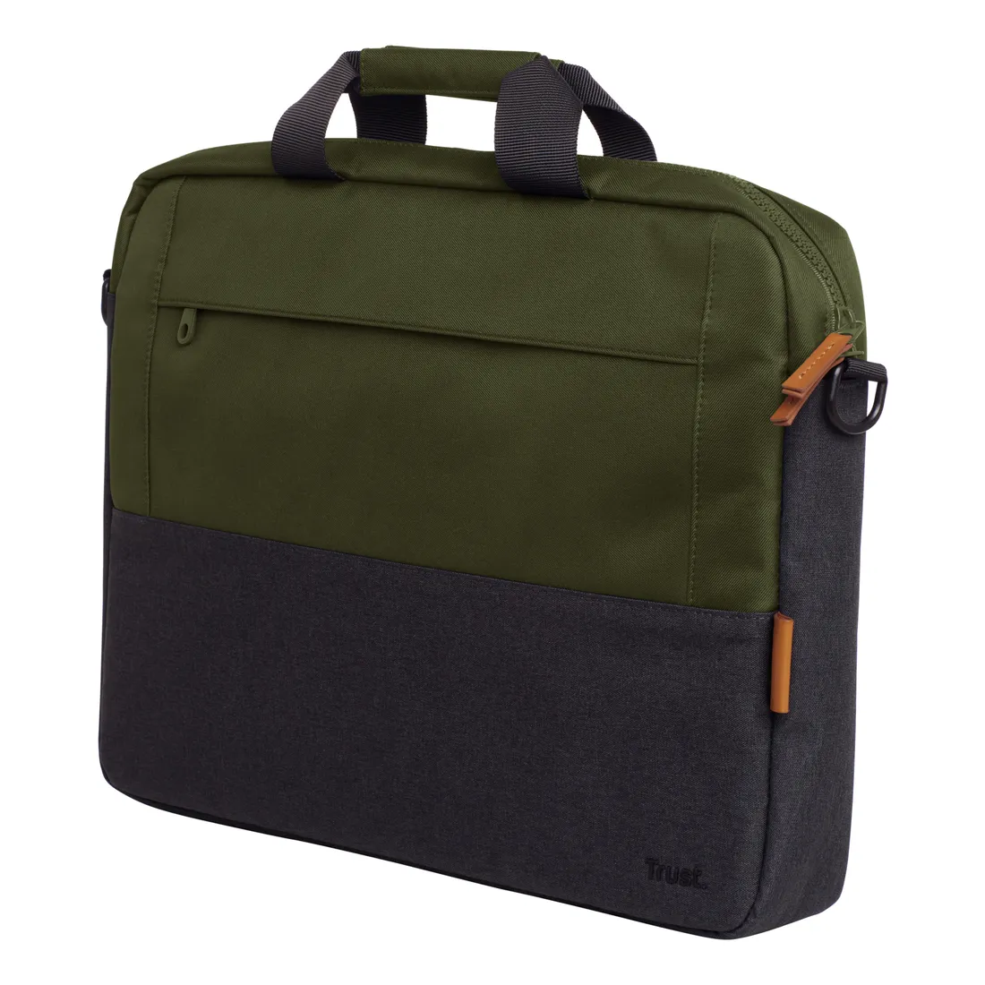 14b27ce2260e0ef55f6acad4a32d9942646b9df5.webp Trust Lisboa Borsa da trasporto per laptop da 16" - Verde - immagine 1