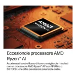 HP EB8G2a14AI RAI5435 14 16GB/512 PC IT Copilot+ PC AMD Ryzen AI 5 Computer portatile 35,6 cm (14") WUXGA LPDDR5x-SDRAM 512 GB SSD Wi-Fi 7 (802.11be) Windows 11 Pro Argento - immagine 14