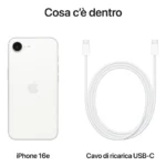 Apple iPhone 16e 128GB Bianco - immagine 9